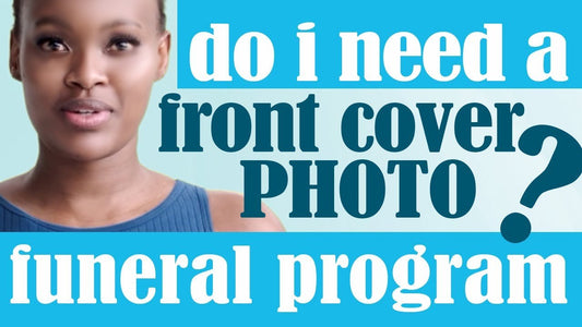 Do I Need A Funeral Program Front Photo? - Funeral Program-Site Funeral Programs & Templates