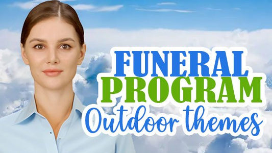 Funeral Program Outdoor Themes - Funeral Program-Site Funeral Programs & Templates
