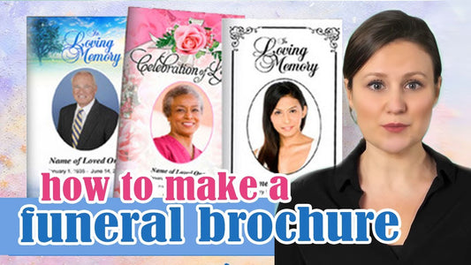 How To Make Funeral Brochures - Funeral Program-Site Funeral Programs & Templates