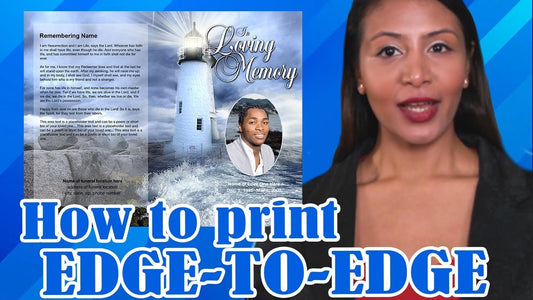 How To Print Funeral Programs Edge-To-Edge - Funeral Program-Site Funeral Programs & Templates