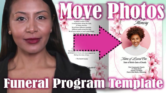 Moving Photos Funeral Program Template - Funeral Program-Site Funeral Programs & Templates