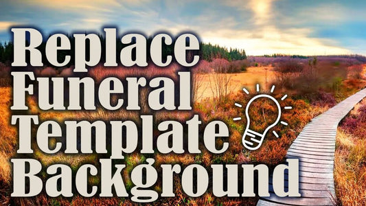 Replace The Funeral Program Template Background - Funeral Program-Site Funeral Programs & Templates