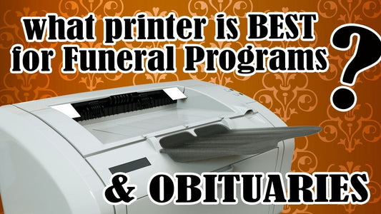 The Best Printer For Funeral Programs - Funeral Program-Site Funeral Programs & Templates