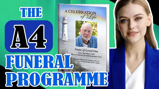 What Is The A4 Funeral Programme? - Funeral Program-Site Funeral Programs & Templates