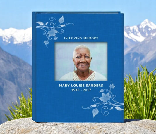 Ambassador Linen Funeral Guest Book