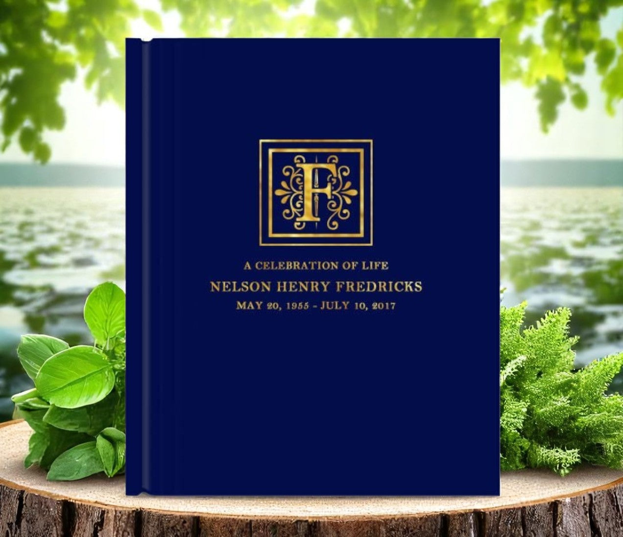 Flourish Funeral Guest Book