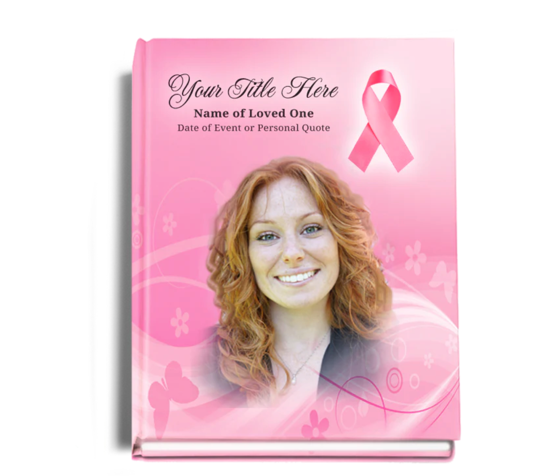 personalized funeral guest book