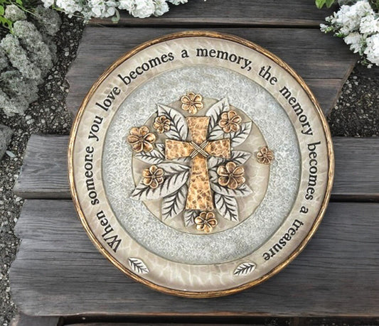 A Memory Memorial Garden Stepping Stone - Funeral Program - Site Funeral Programs & Templates