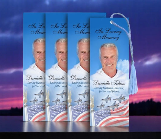 Air Force Memorial Bookmark Design & Print (Pack of 50)