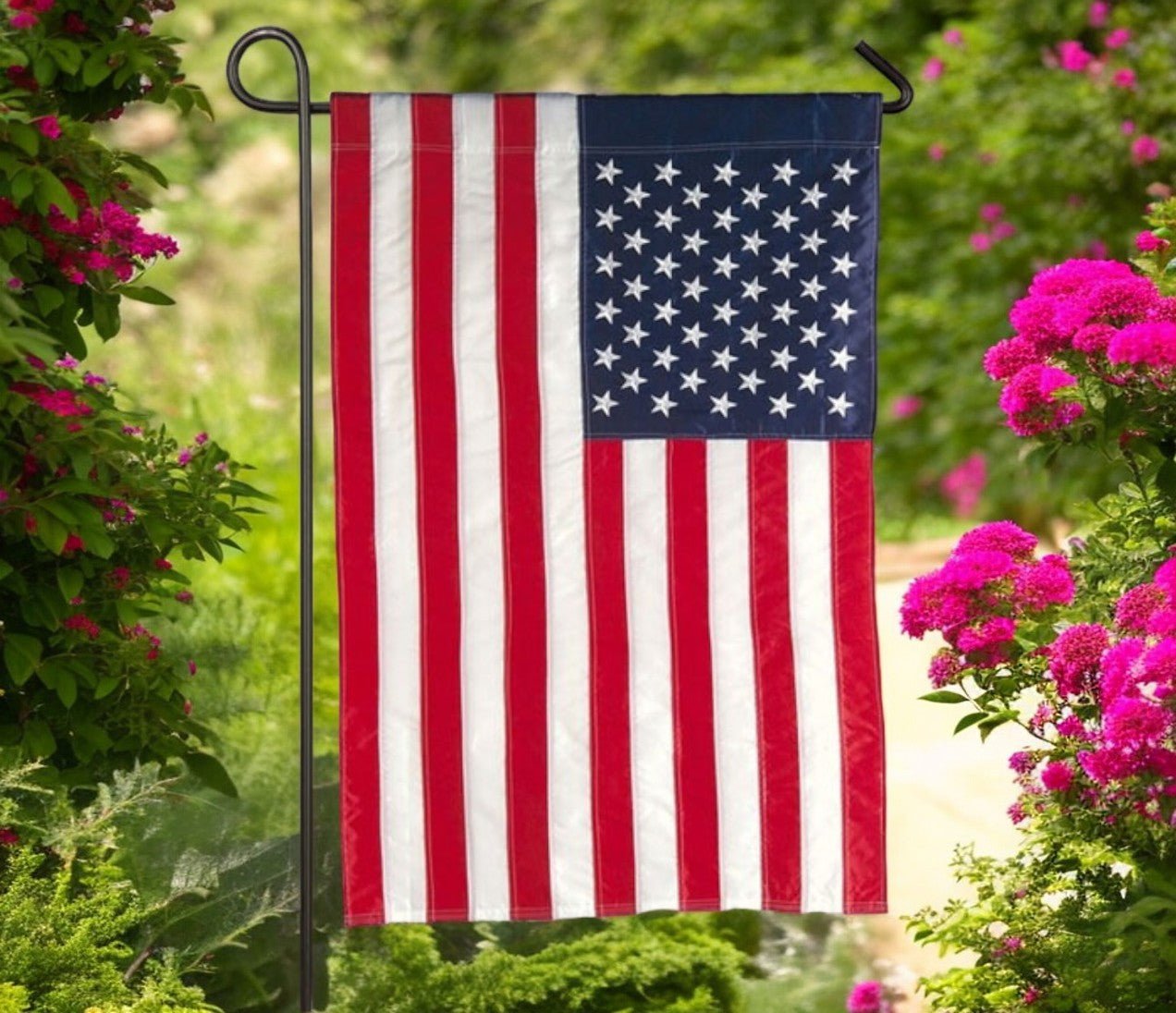 American Memorial Garden or Cemetery Flag - Funeral Program - Site Funeral Programs & Templates