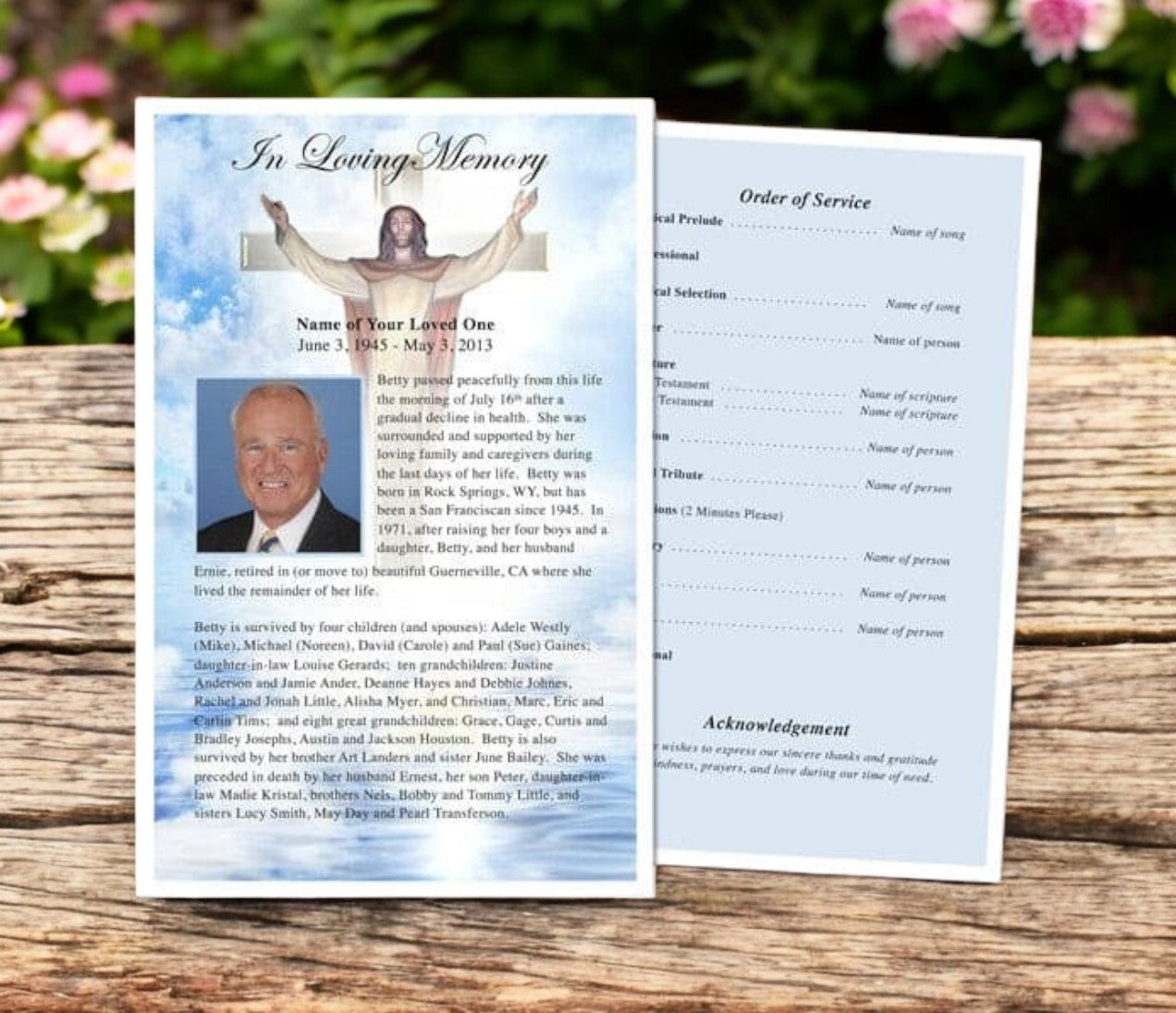 Assurance Funeral Flyer Template