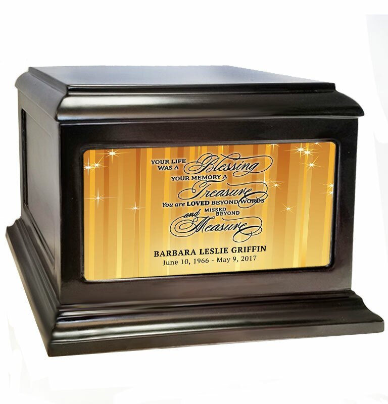 Brilliance Wood Cremation Urn - The Funeral Program Site