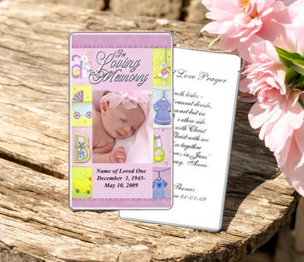 Darling Prayer Card Template