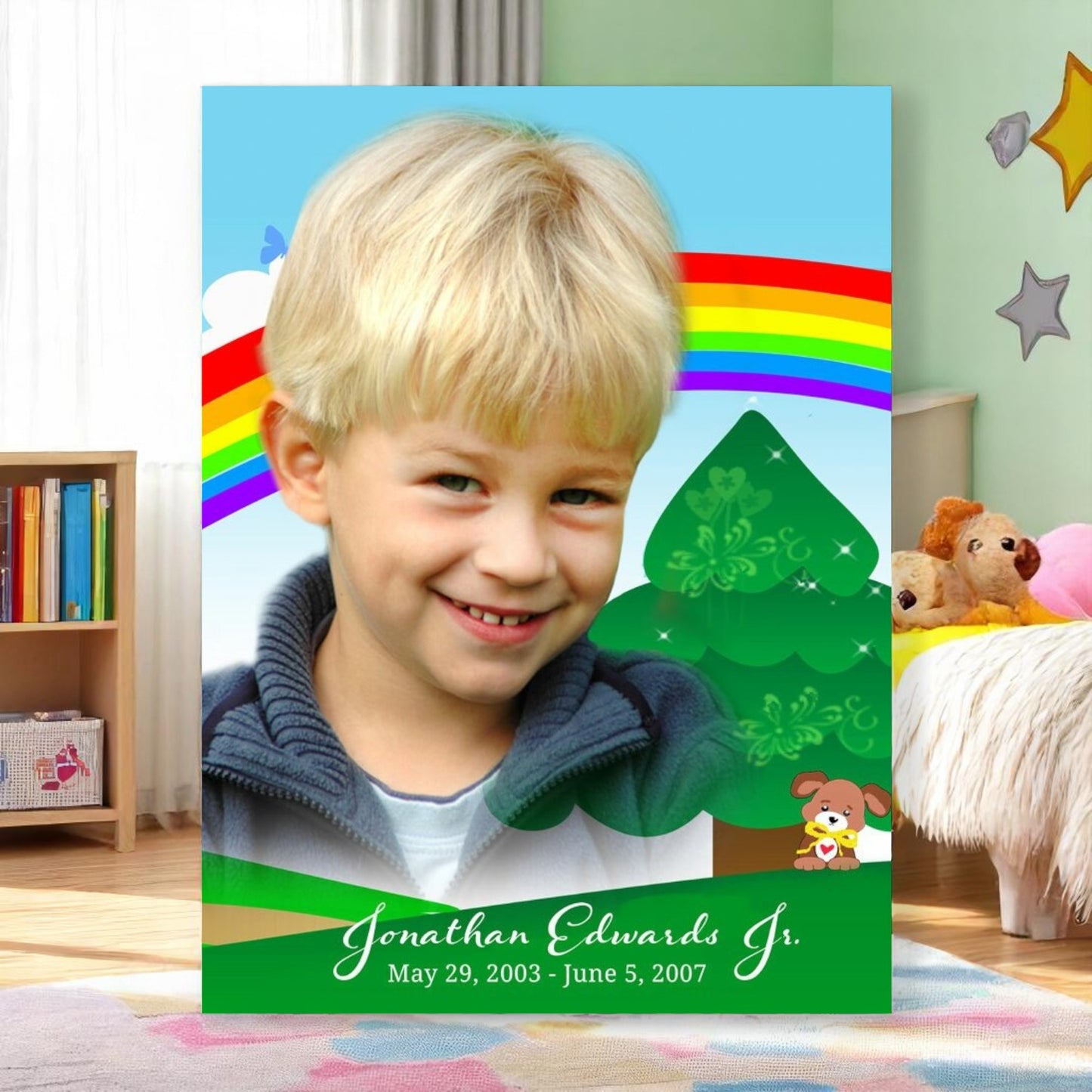 Delight Funeral Memorial Poster Portrait