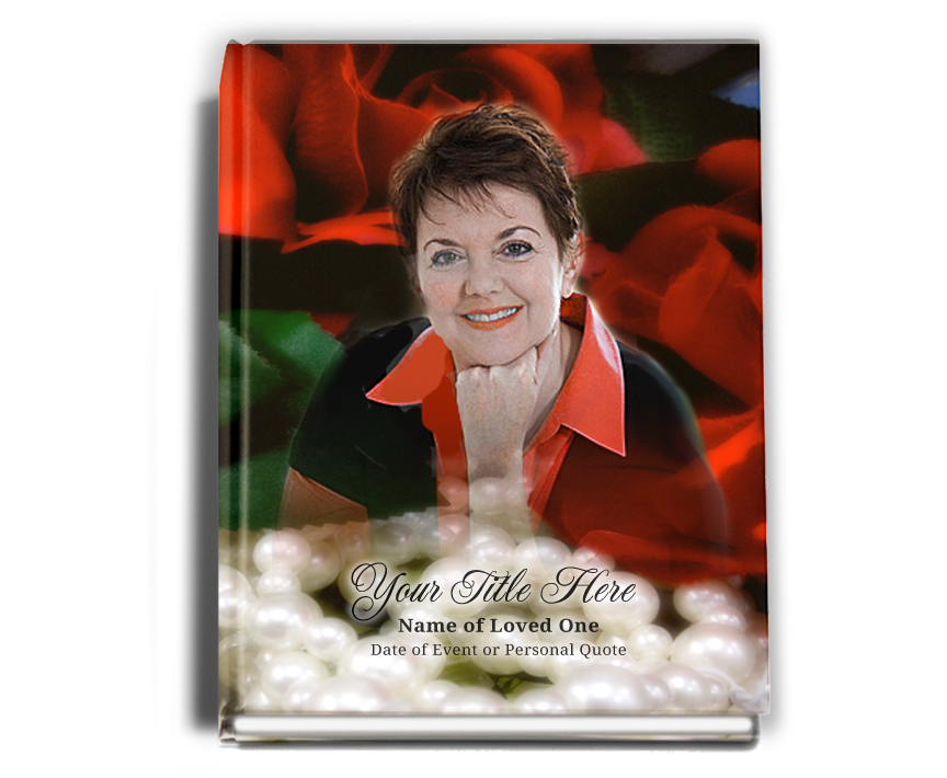 Elegance Perfect Bind Funeral Guest Book