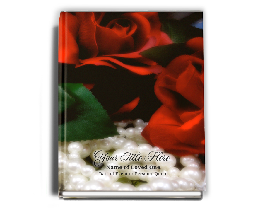 Elegance Perfect Bind Funeral Guest Book