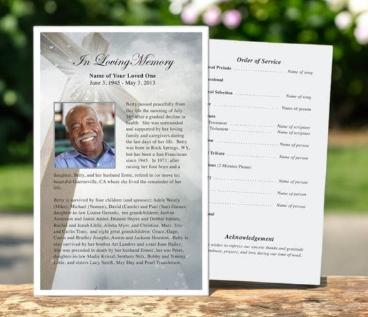 Eternal Funeral Flyer Template