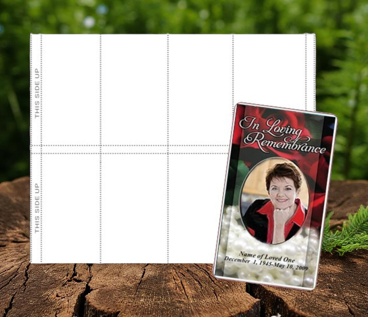 Prayer Card Perforated Paper Sheet (Pack of 3)