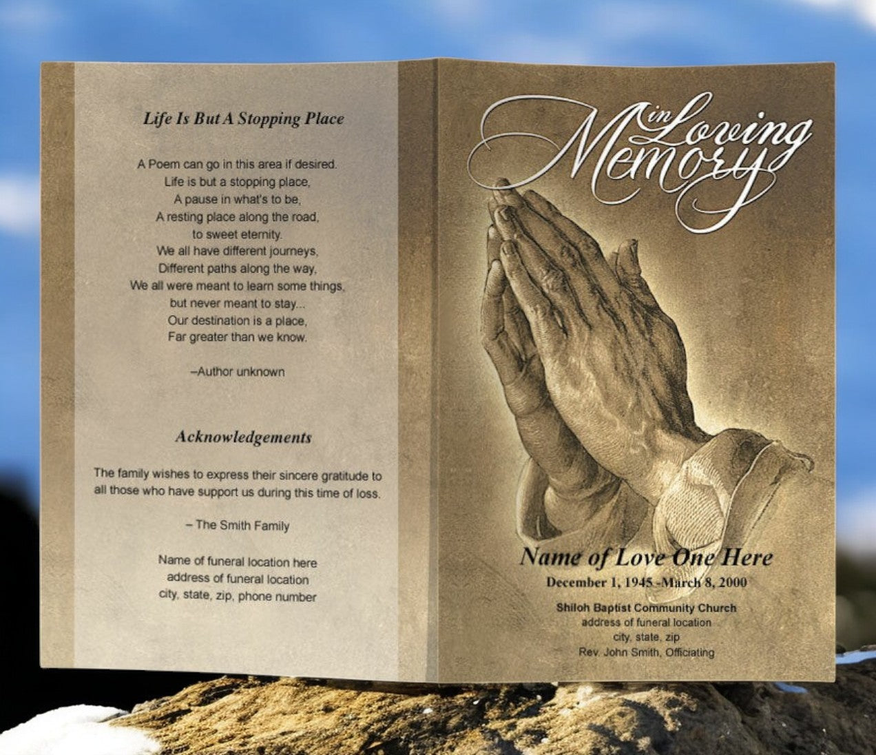 Prayer Funeral Program Template – Funeral Program-Site Funeral Programs & Templates prayer-funeral-program-template-funeral-program-site-funeral-programs-templates