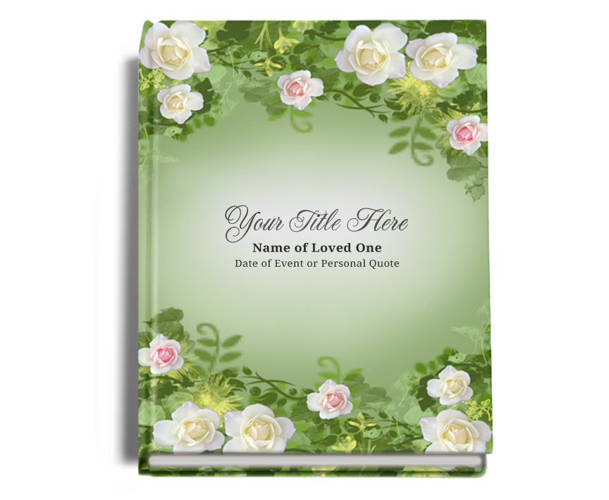 Garden Funeral Guest Book