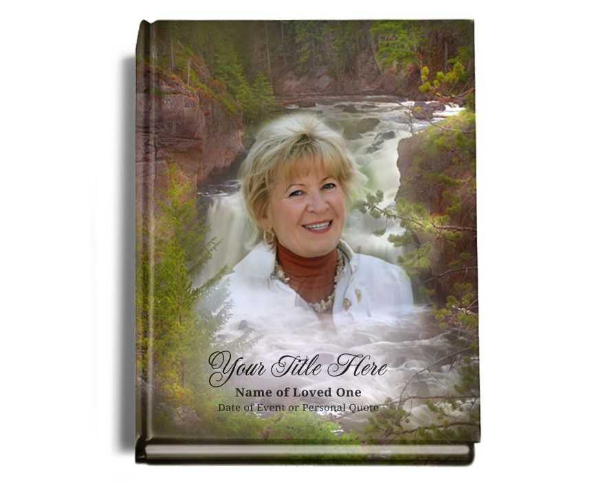 Graceful Funeral Guest Book