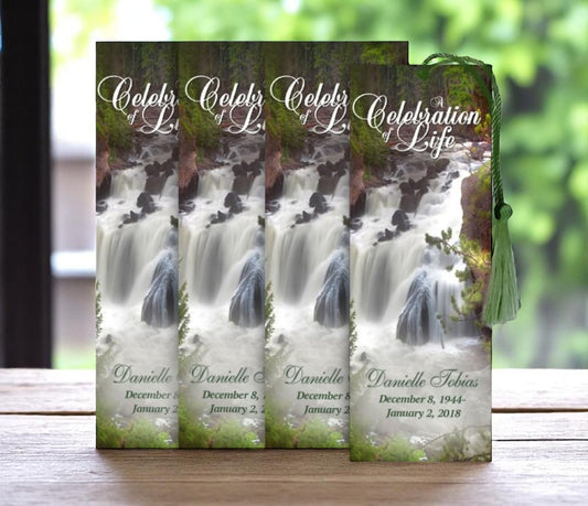 Graceful Memorial Bookmark Design & Print (Pack of 50)
