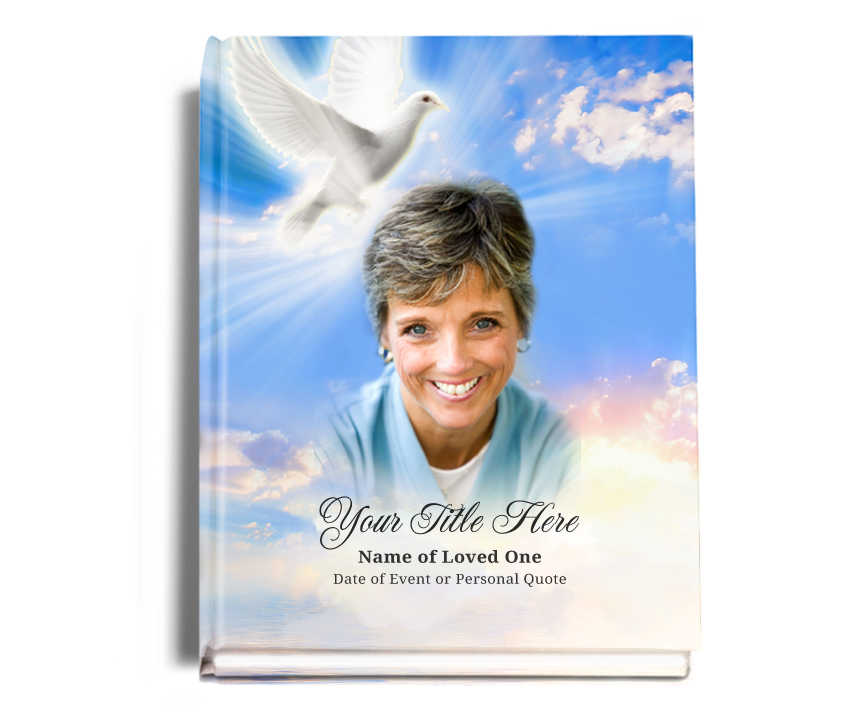 Peace Funeral Guest Book