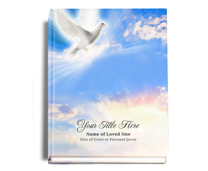 Peace Funeral Guest Book