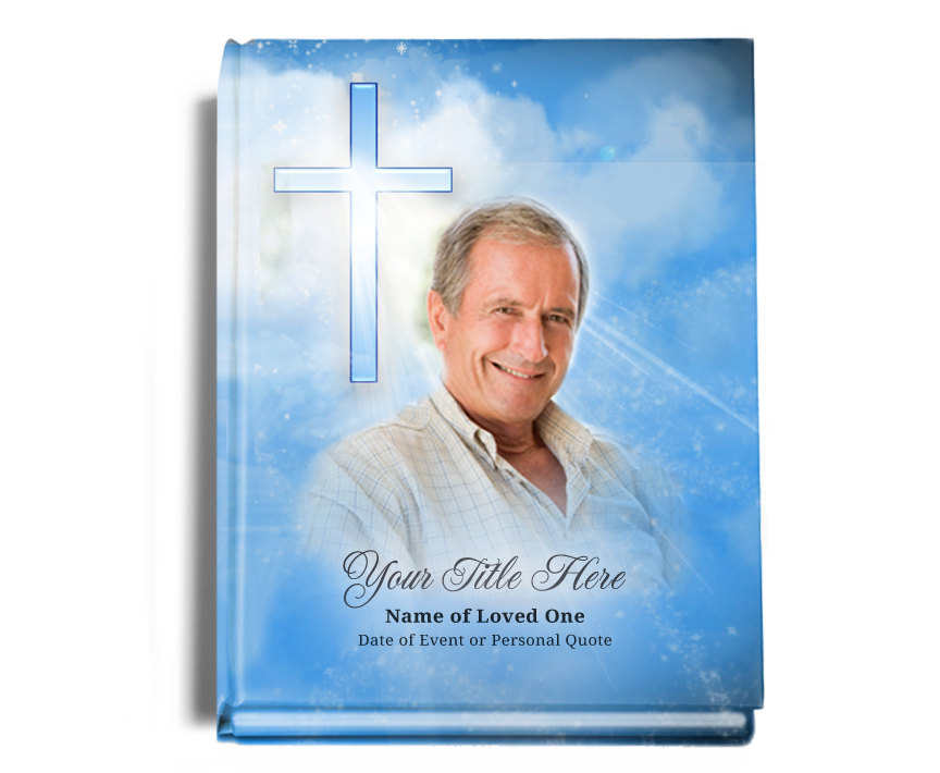 Heaven Funeral Guest Book