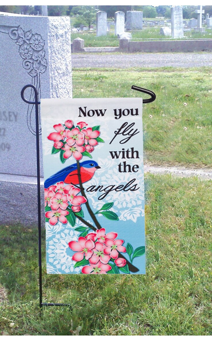 In Our Hearts Forever Garden or Cemetery Flag.