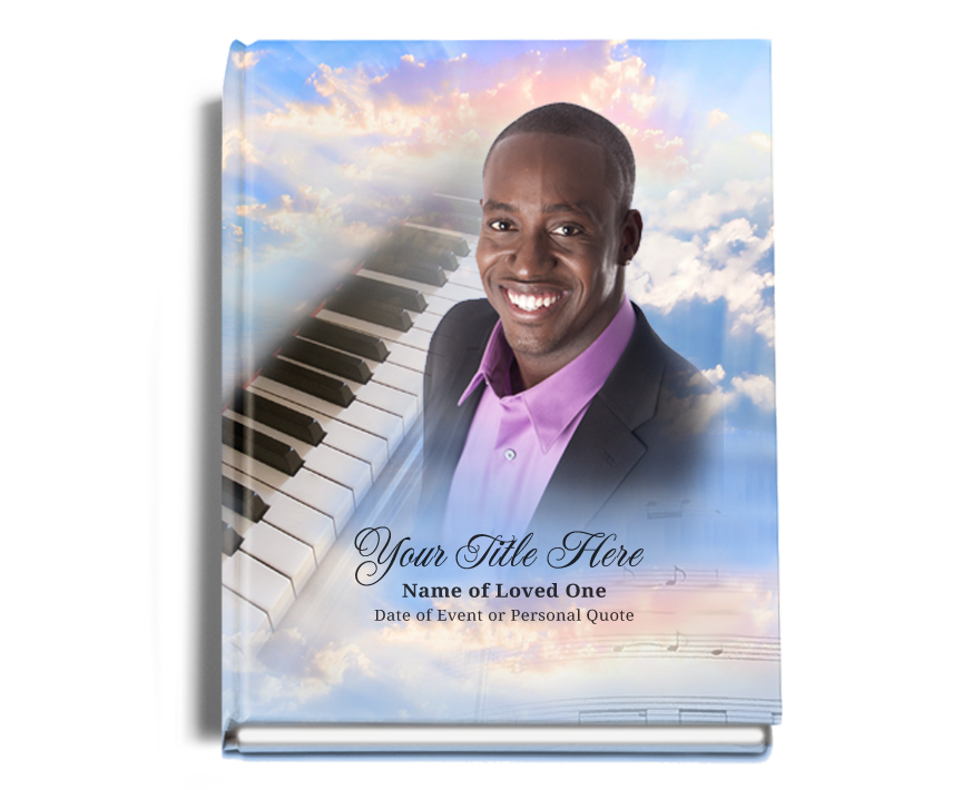 Ivory Funeral Guest Book