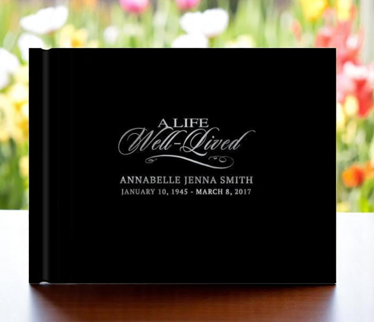A Life Well Lived Funeral Guest Book