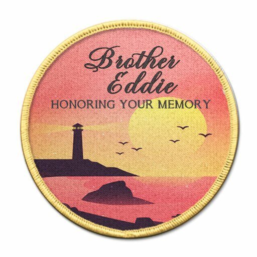Lighthouse Sunset In Loving Memory Of Patch - Funeral Program - Site Funeral Programs & Templates