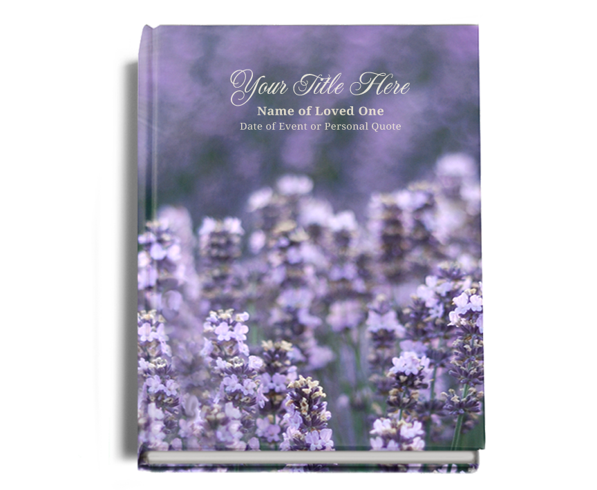 Lilac Memorial Funeral Guest Book