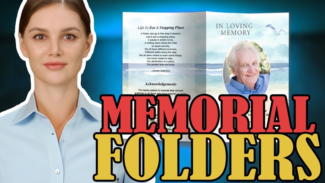 Load video: funeral folders memorial folders