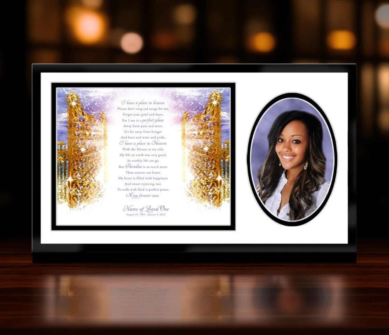 Pathway Memorial Plaque With Poem