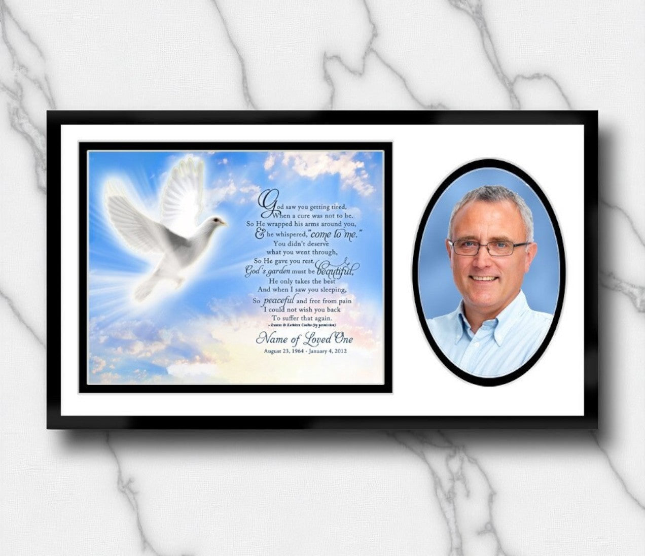 Peace Memorial Plaque With Poem