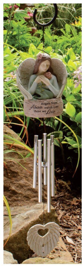 Memorial Wind Chime Mom Guardian Angel - Funeral Program - Site Funeral Programs & Templates