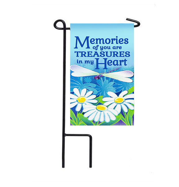 Memories of You Memorial Garden or Cemetery Flag