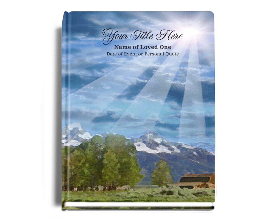 Outdoor Funeral Guest Book