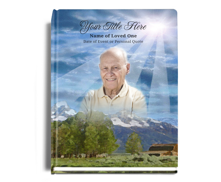 Outdoor Funeral Guest Book