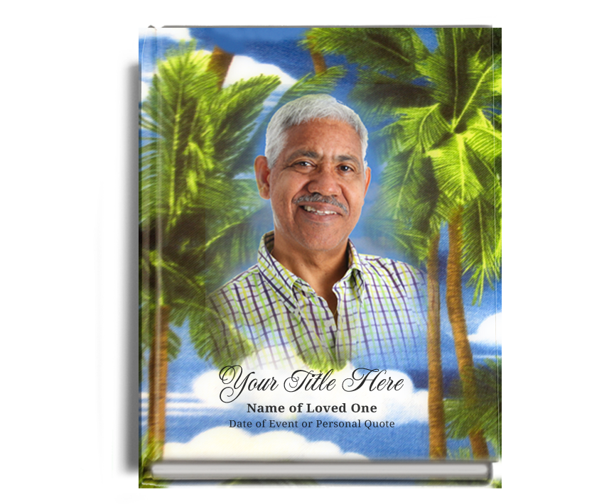 Paradise Funeral Guest Book
