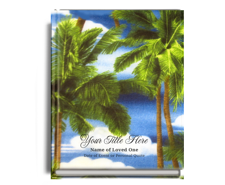 Paradise Funeral Guest Book