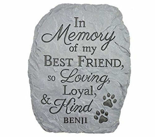 Personalized Best Friend Pet Memorial Stone - Funeral Program - Site Funeral Programs & Templates