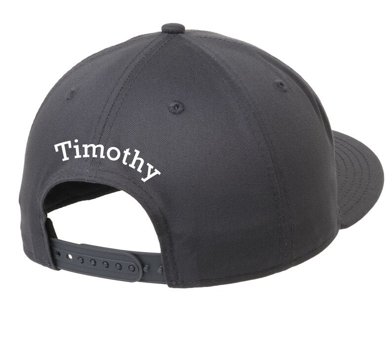 Personalized Funeral Home Logo Flat Bill Baseball Cap - The Funeral Program Site