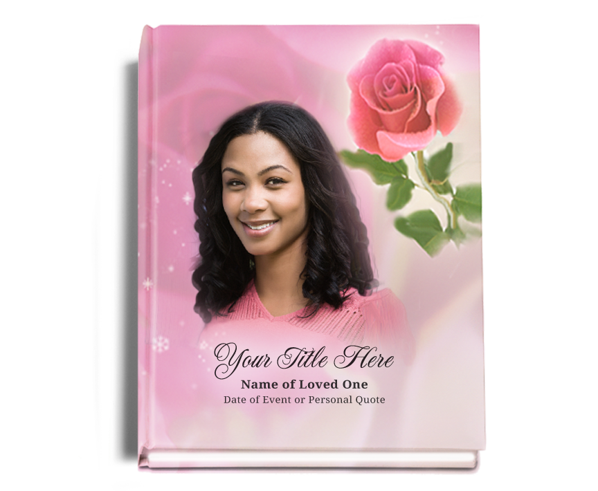 Petals Funeral Guest Book