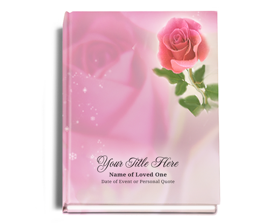 Petals Funeral Guest Book