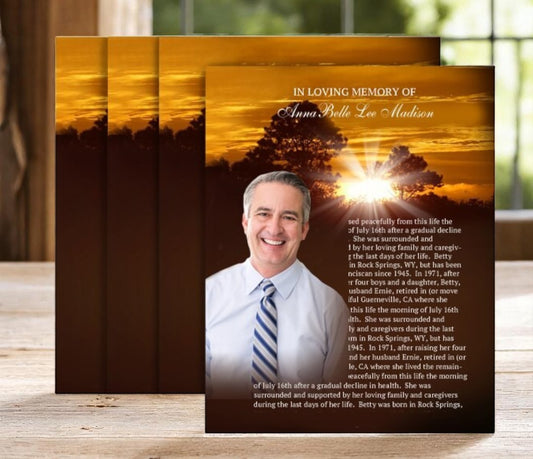 Renewal Funeral Flyer Design & Print (Pack of 50)