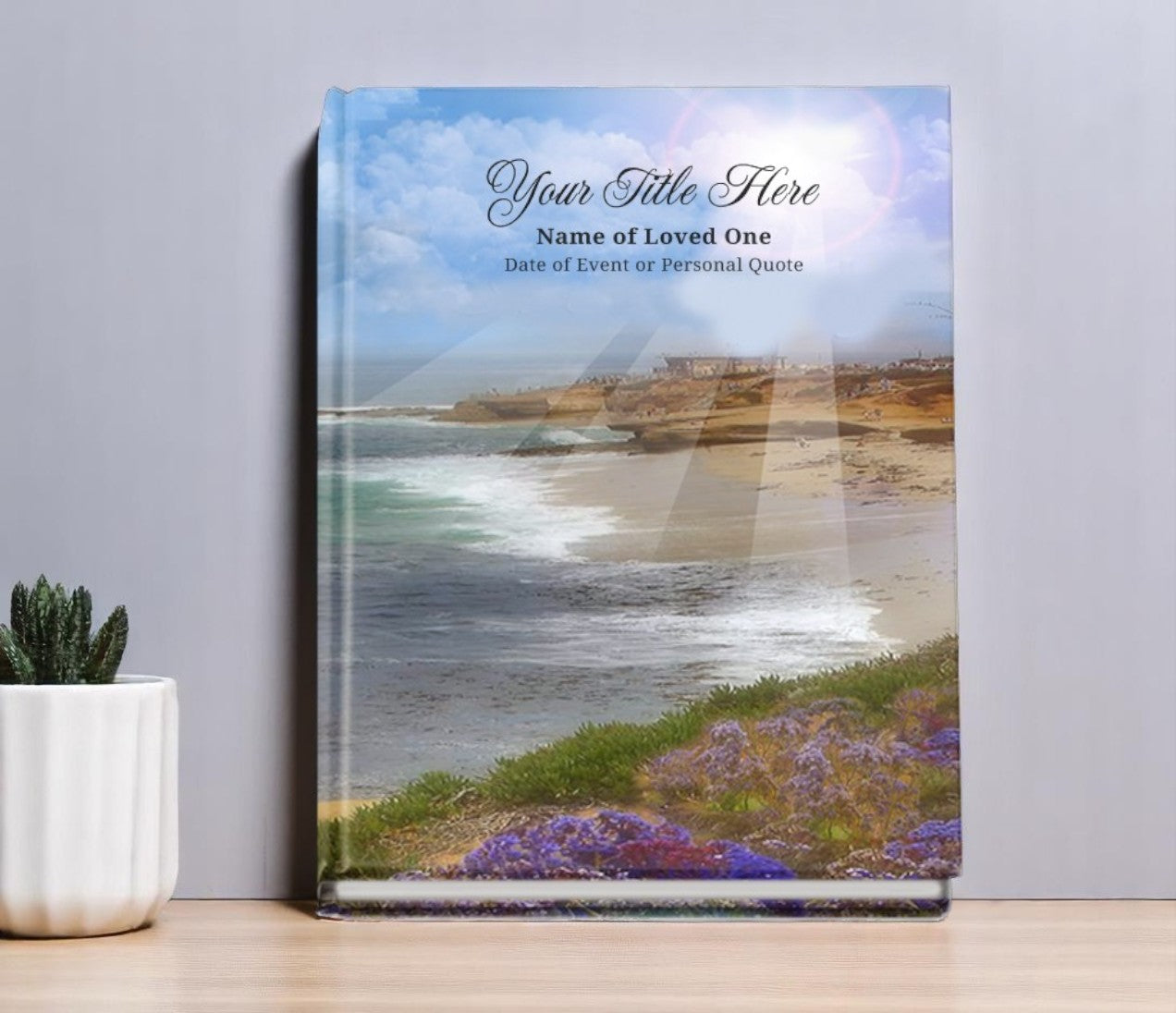 Seashore Funeral Guest Book