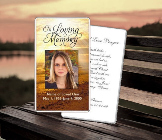 Shine Prayer Card Template